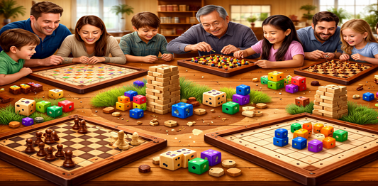 Top 10 Wooden Family Board Games for Kids & Adults That Boost Learning & Fun