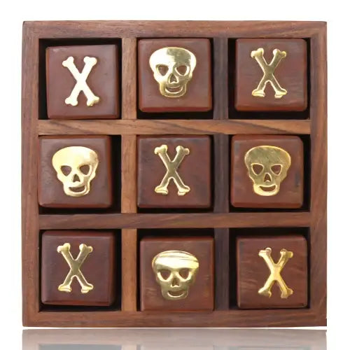 12.5 Cm Wooden Mini Tic Tac