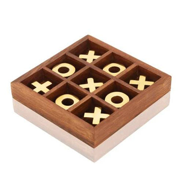 12 Cm Wooden Mini Tic Tac