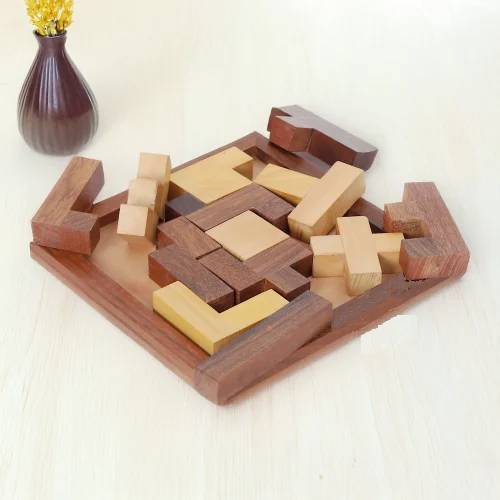 Craft Cooper Wooden 3D Puzzle for Child Jigsaw Puzzle Board Game Accessories